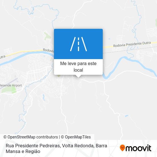 Rua Presidente Pedreiras mapa