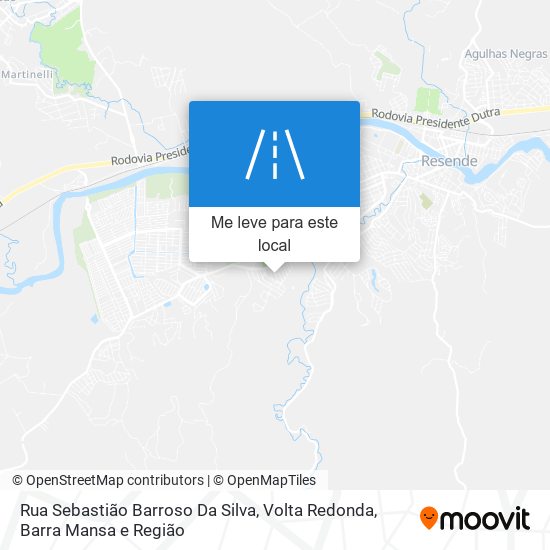 Rua Sebastião Barroso Da Silva mapa