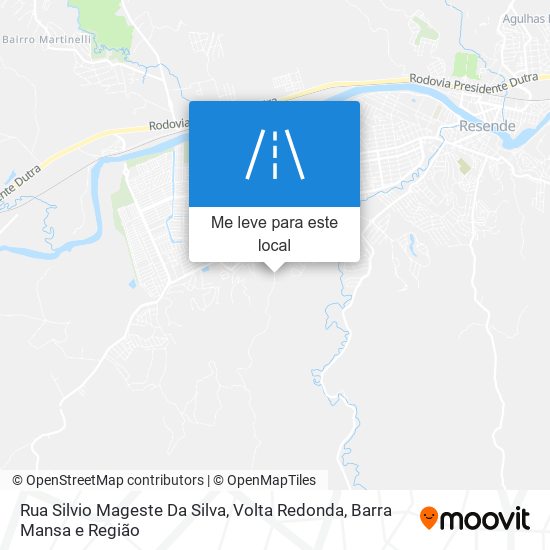 Rua Silvio Mageste Da Silva mapa