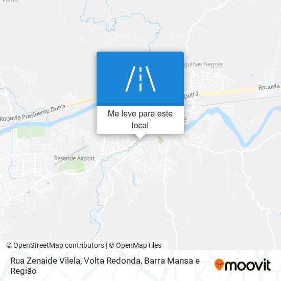 Rua Zenaide Vilela mapa