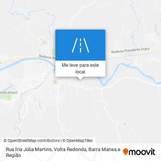 Rua Íria Júlia Martins mapa