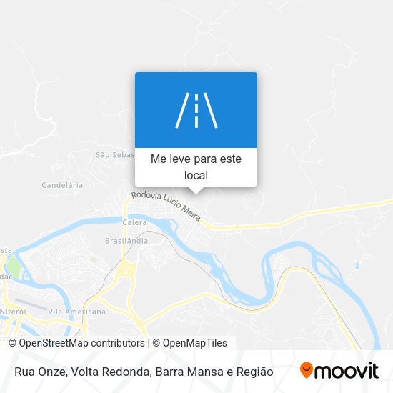 Rua Onze mapa