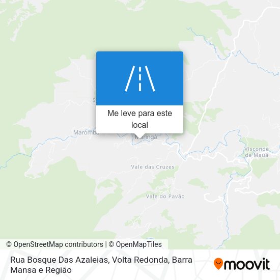 Rua Bosque Das Azaleias mapa
