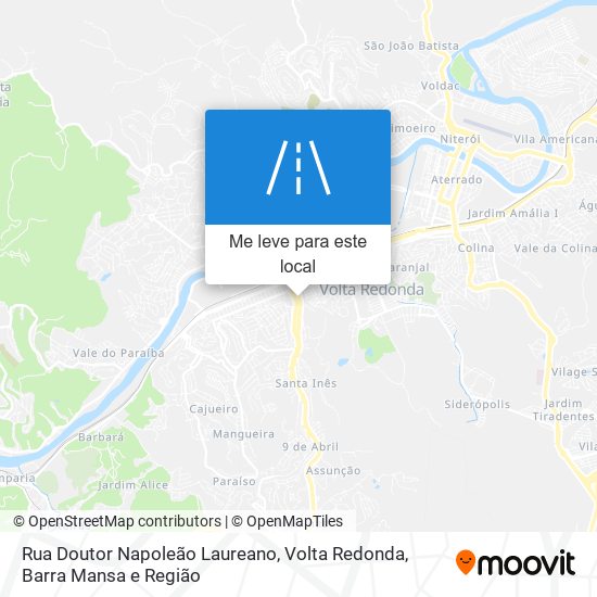 Rua Doutor Napoleão Laureano mapa