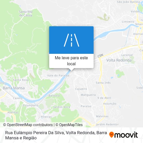 Rua Eulâmpio Pereira Da Silva mapa