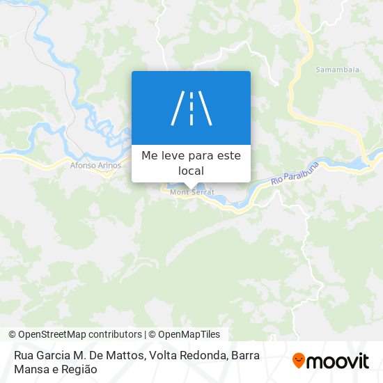 Rua Garcia M. De Mattos mapa