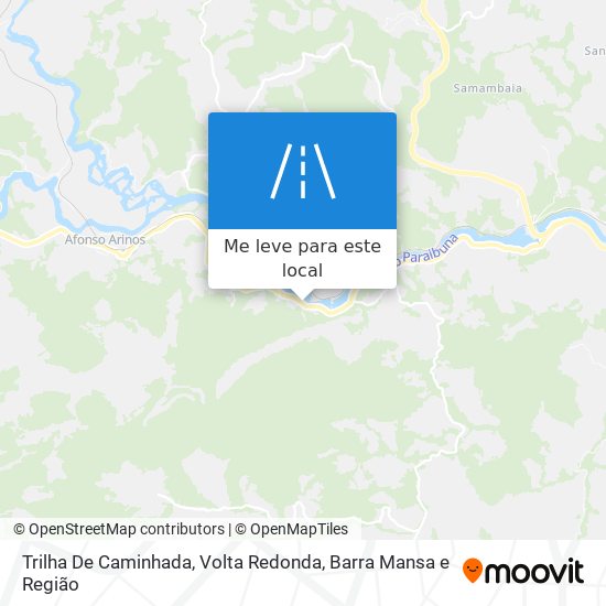 Trilha De Caminhada mapa