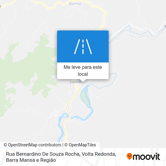Rua Bernardino De Souza Rocha mapa