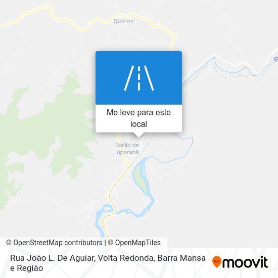 Rua João L. De Aguiar mapa