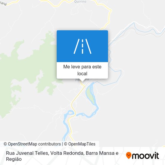 Rua Juvenal Telles mapa