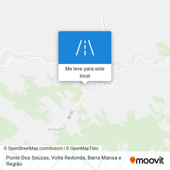 Ponte Dos Souzas mapa
