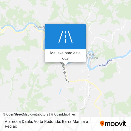Alameda Daula mapa