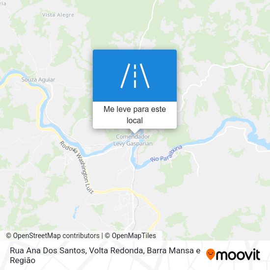Rua Ana Dos Santos mapa