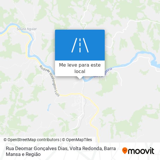 Rua Deomar Gonçalves Dias mapa