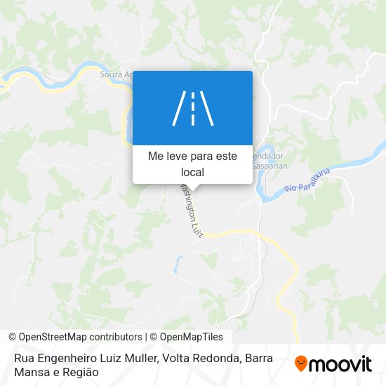 Rua Engenheiro Luiz Muller mapa