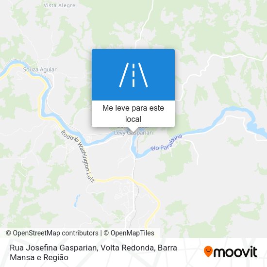 Rua Josefina Gasparian mapa