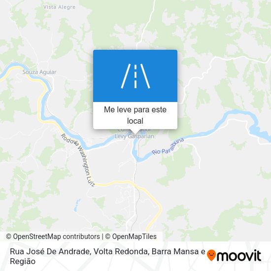 Rua José De Andrade mapa