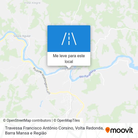 Travessa Francisco Antônio Corsino mapa
