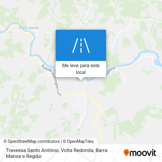 Travessa Santo Antônio mapa
