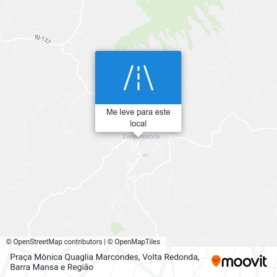 Praça Mônica Quaglia Marcondes mapa