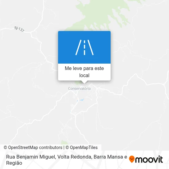 Rua Benjamin Miguel mapa