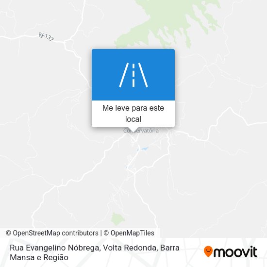 Rua Evangelino Nóbrega mapa