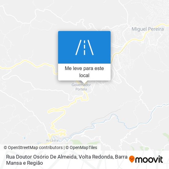 Rua Doutor Osório De Almeida mapa