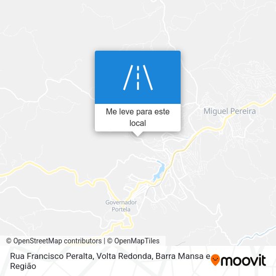 Rua Francisco Peralta mapa