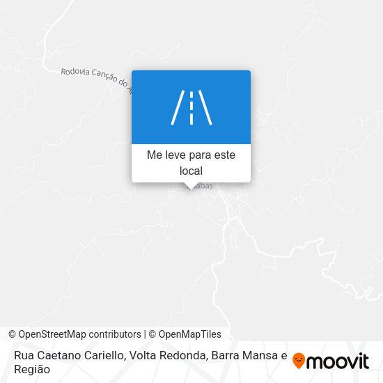 Rua Caetano Cariello mapa