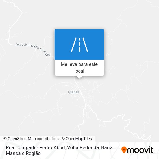 Rua Compadre Pedro Abud mapa