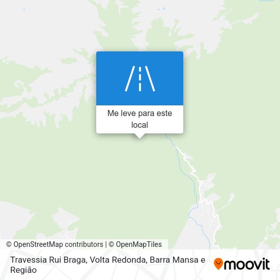 Travessia Rui Braga mapa
