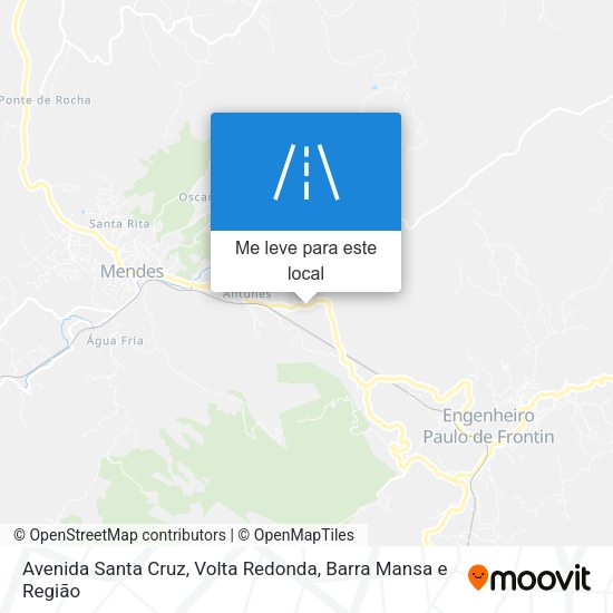 Avenida Santa Cruz mapa