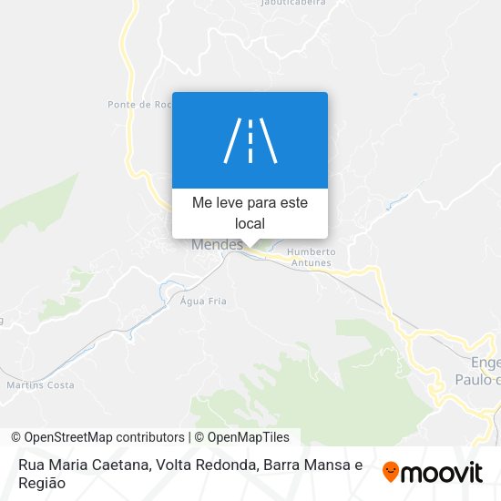 Rua Maria Caetana mapa
