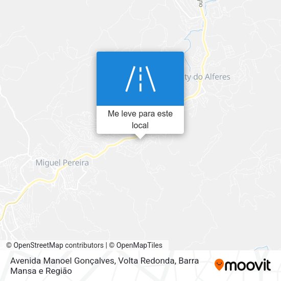 Avenida Manoel Gonçalves mapa