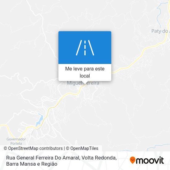 Rua General Ferreira Do Amaral mapa