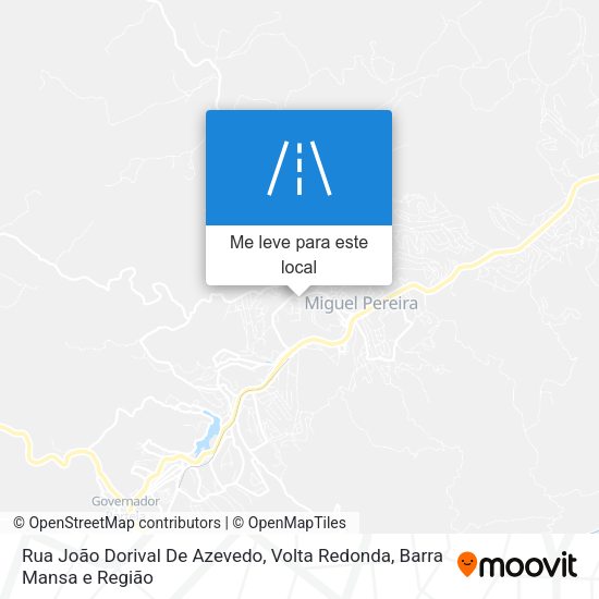 Rua João Dorival De Azevedo mapa