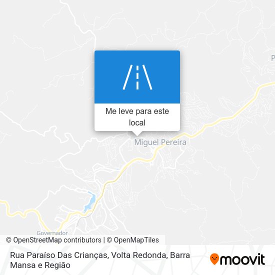 Rua Paraíso Das Crianças mapa