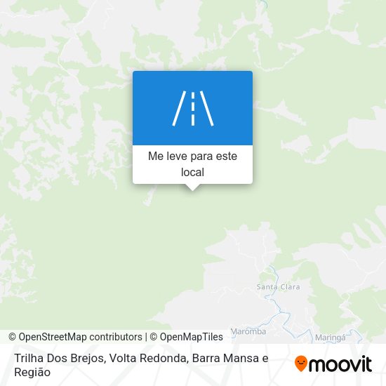 Trilha Dos Brejos mapa