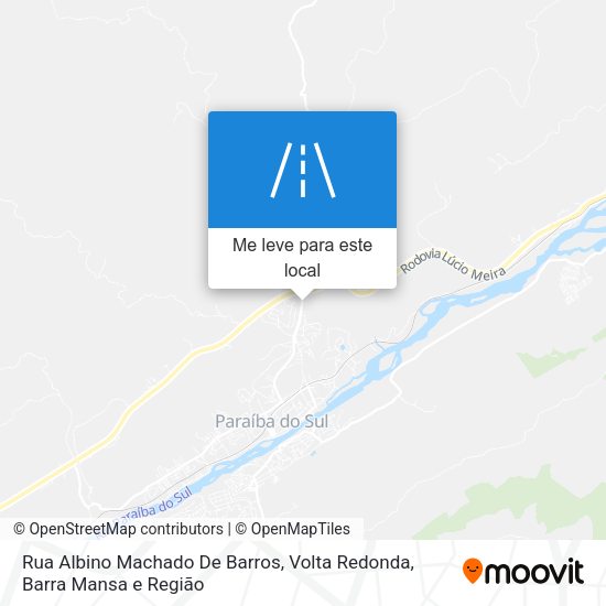 Rua Albino Machado De Barros mapa