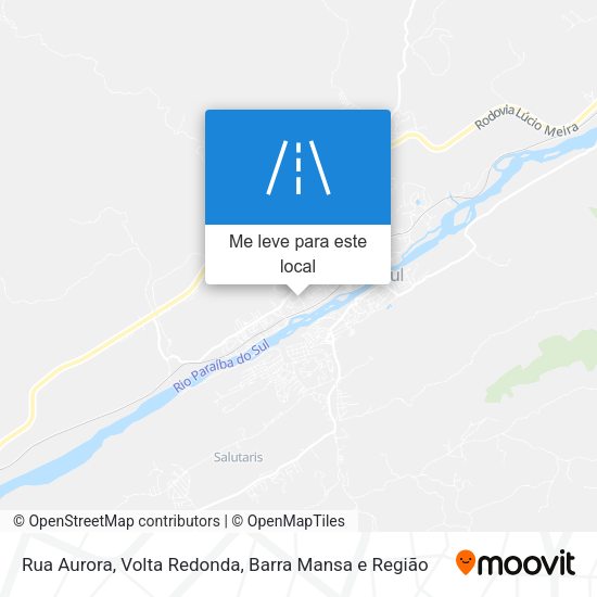 Rua Aurora mapa