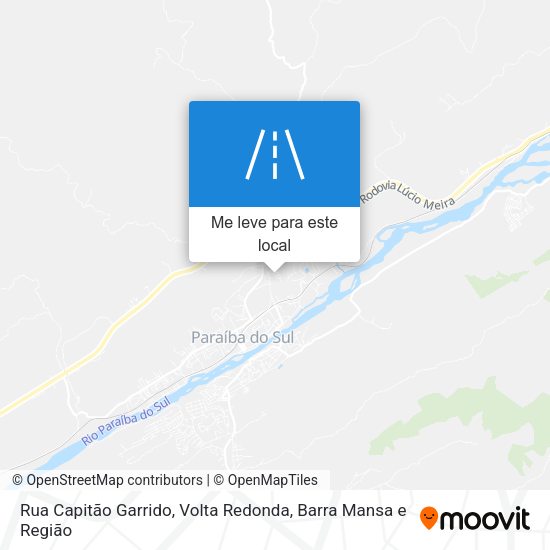 Rua Capitão Garrido mapa