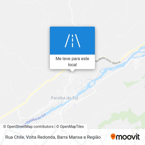 Rua Chile mapa