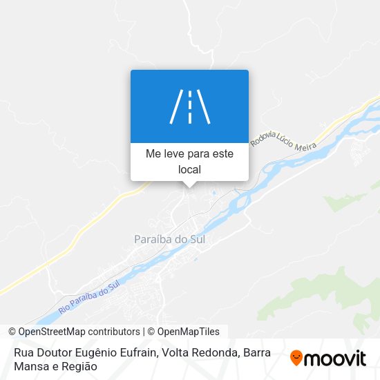 Rua Doutor Eugênio Eufrain mapa