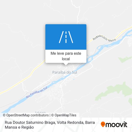 Rua Doutor Saturnino Braga mapa