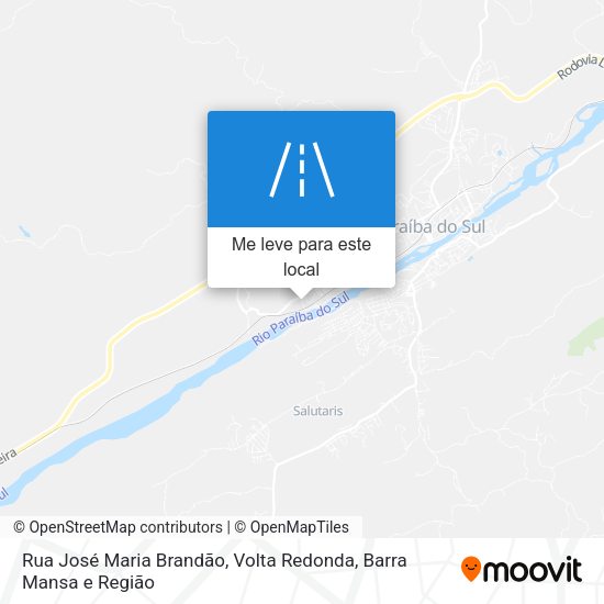 Rua José Maria Brandão mapa