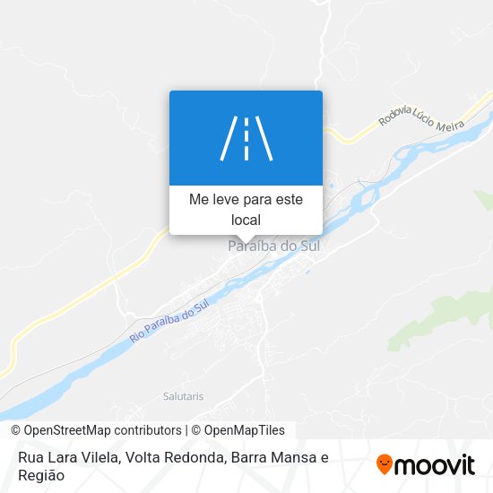 Rua Lara Vilela mapa