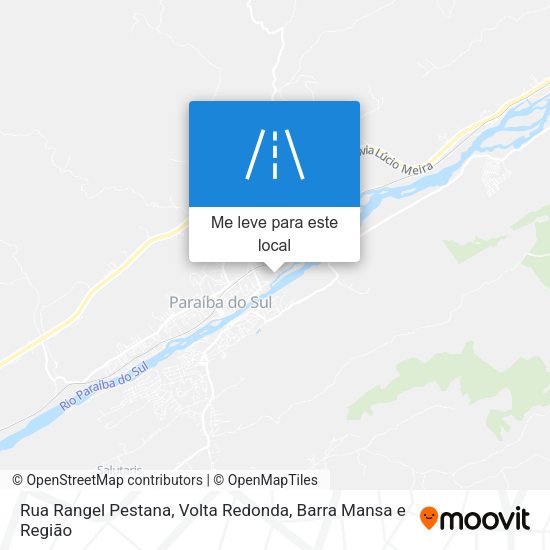 Rua Rangel Pestana mapa