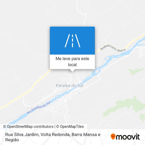 Rua Silva Jardim mapa