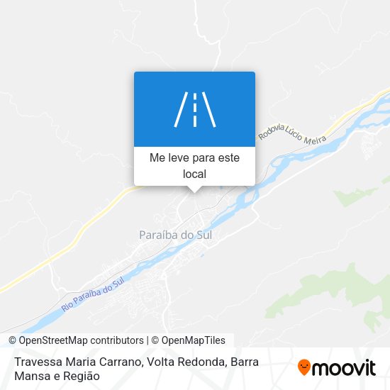 Travessa Maria Carrano mapa
