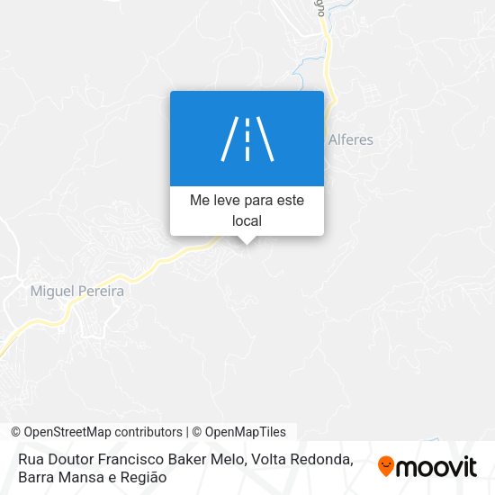 Rua Doutor Francisco Baker Melo mapa
